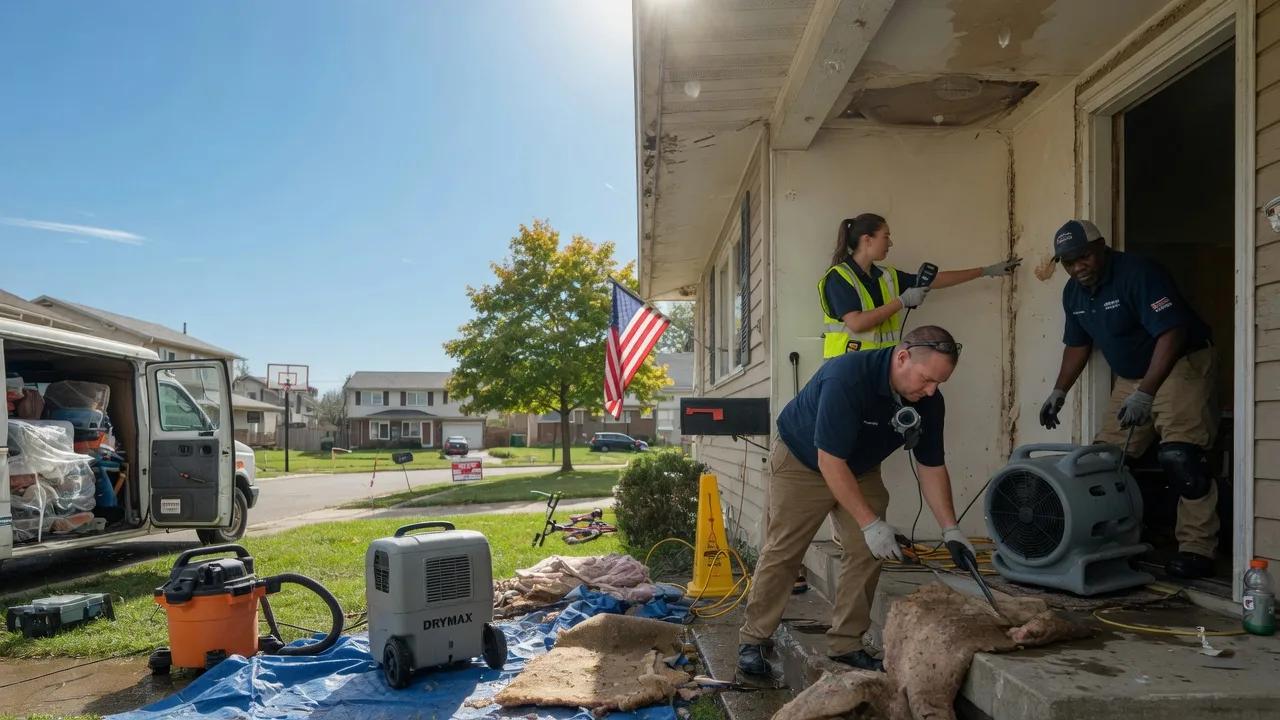 Water Damage Restoration in Maunie, IL near me